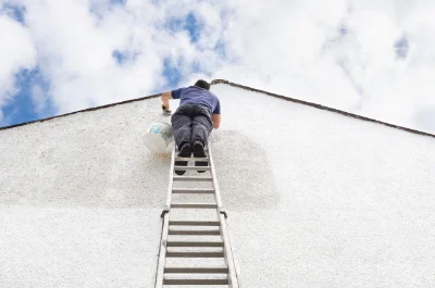 Peinture extérieure à Yquebeuf — façades et ravalement